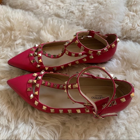 Valentino Rockstud Cage Flats - Picture 5 of 10